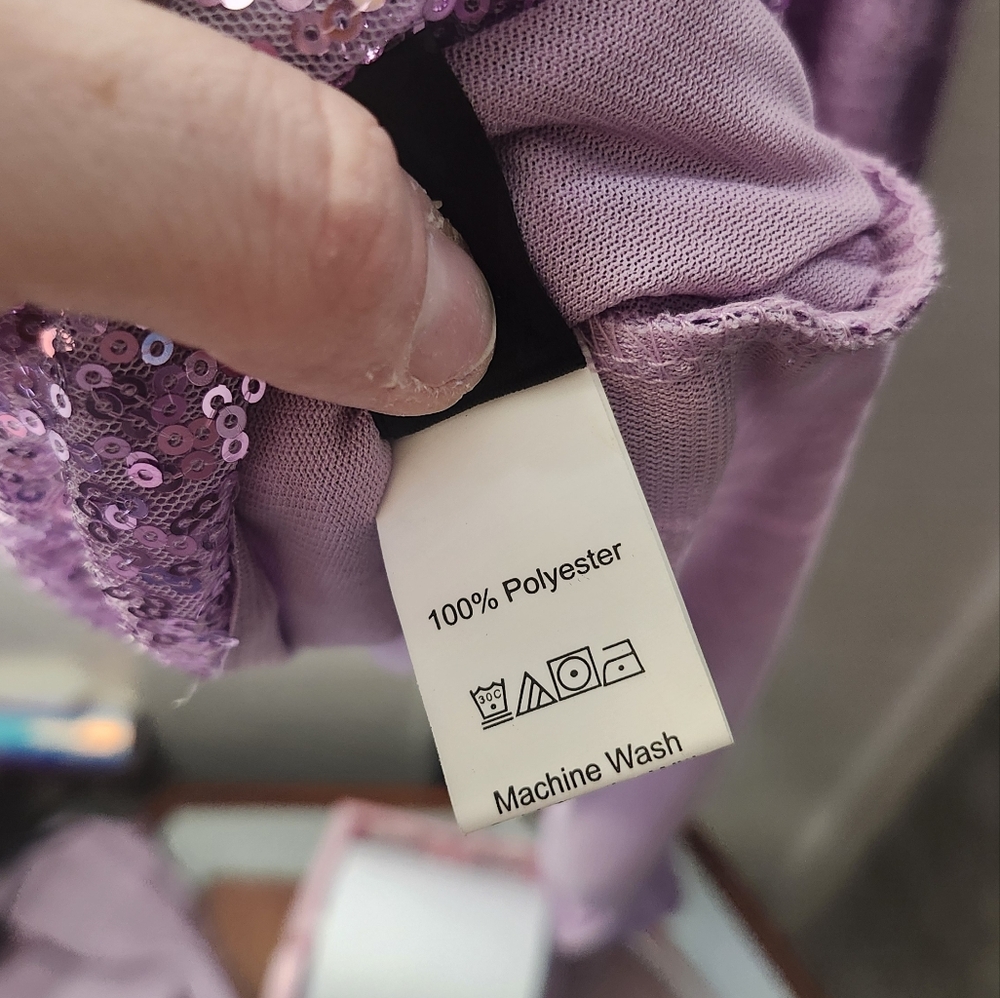 Purple Sequin Dress 3xl - Picture 7 of 10